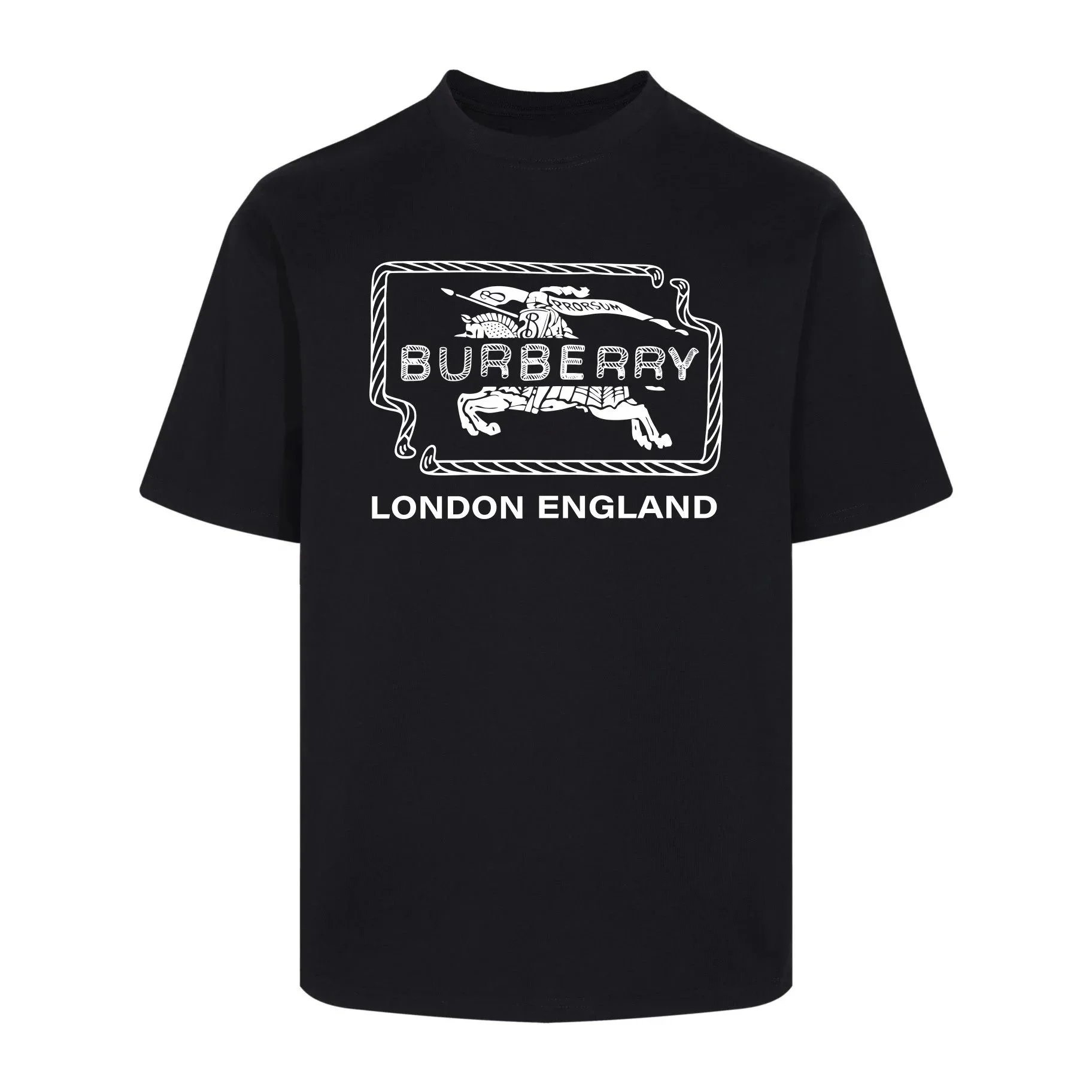 Burberry T-Shirts Short-Sleeve Graphic Print — 22