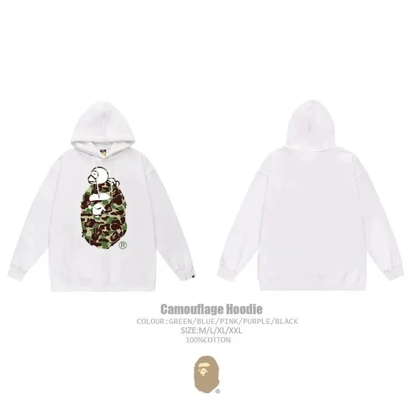 A Bathing Ape Hoodies & Sweatshirts Head Graphic Hoodie image 10