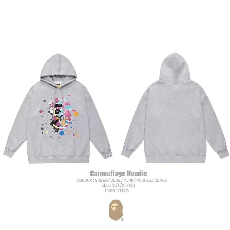 A Bathing Ape Hoodies & Sweatshirts Head Graphic Hoodie — 16