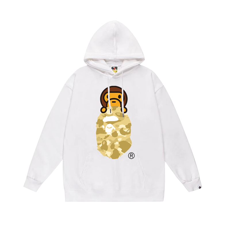 A Bathing Ape Hoodies & Sweatshirts Head Graphic Hoodie — 23
