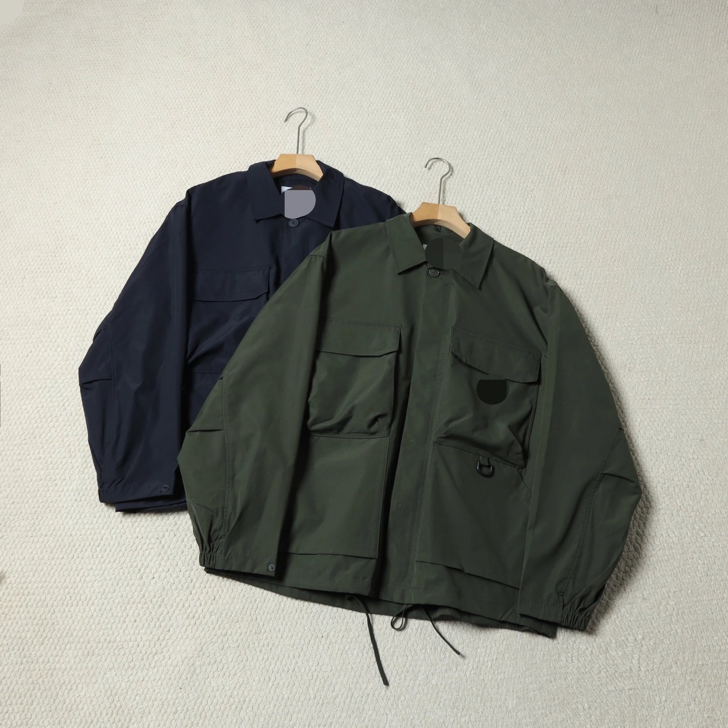 Japanese-Style Workwear Collared Jacket