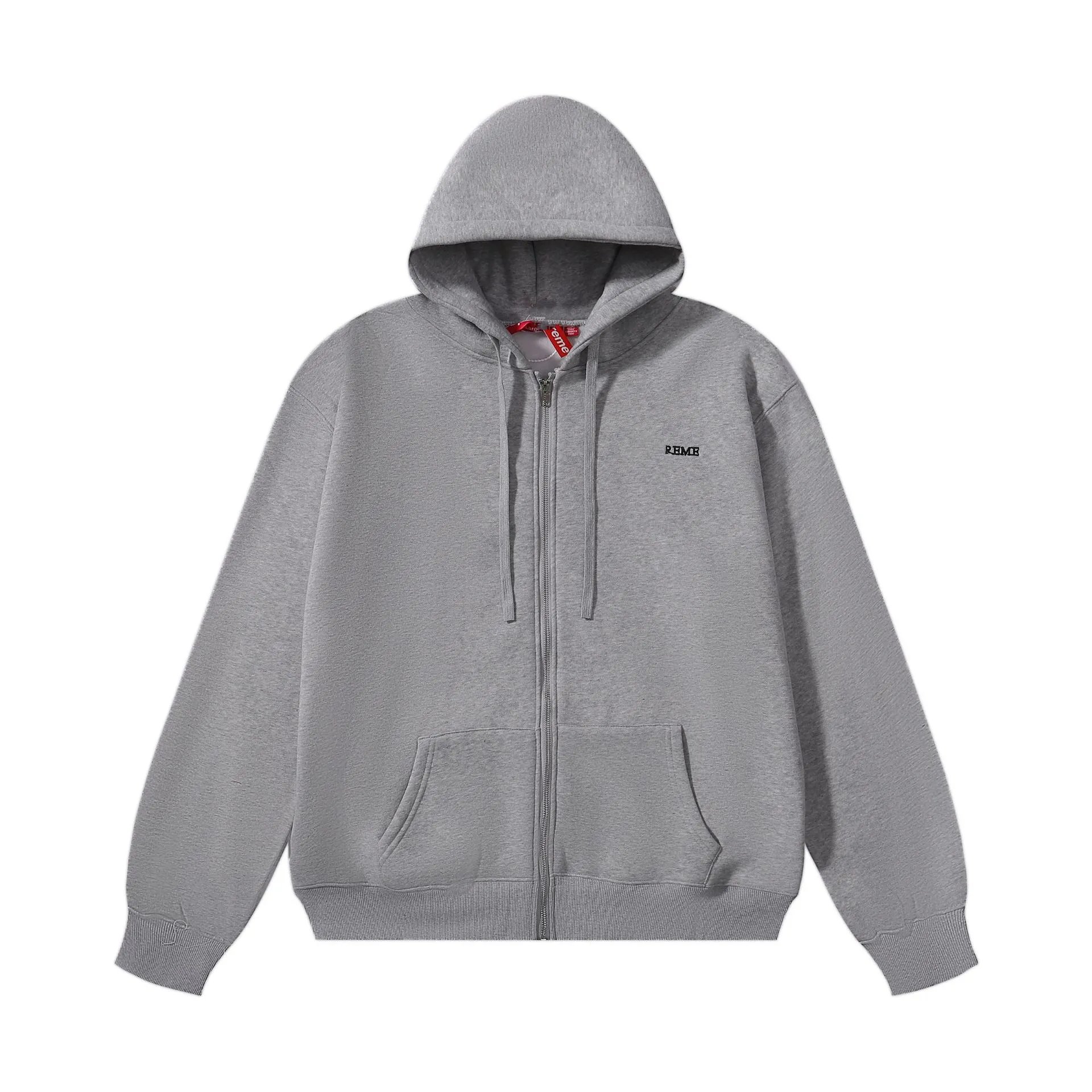 Supreme Graphic short-sleeve T-shirt — E2616 gray black embroidery