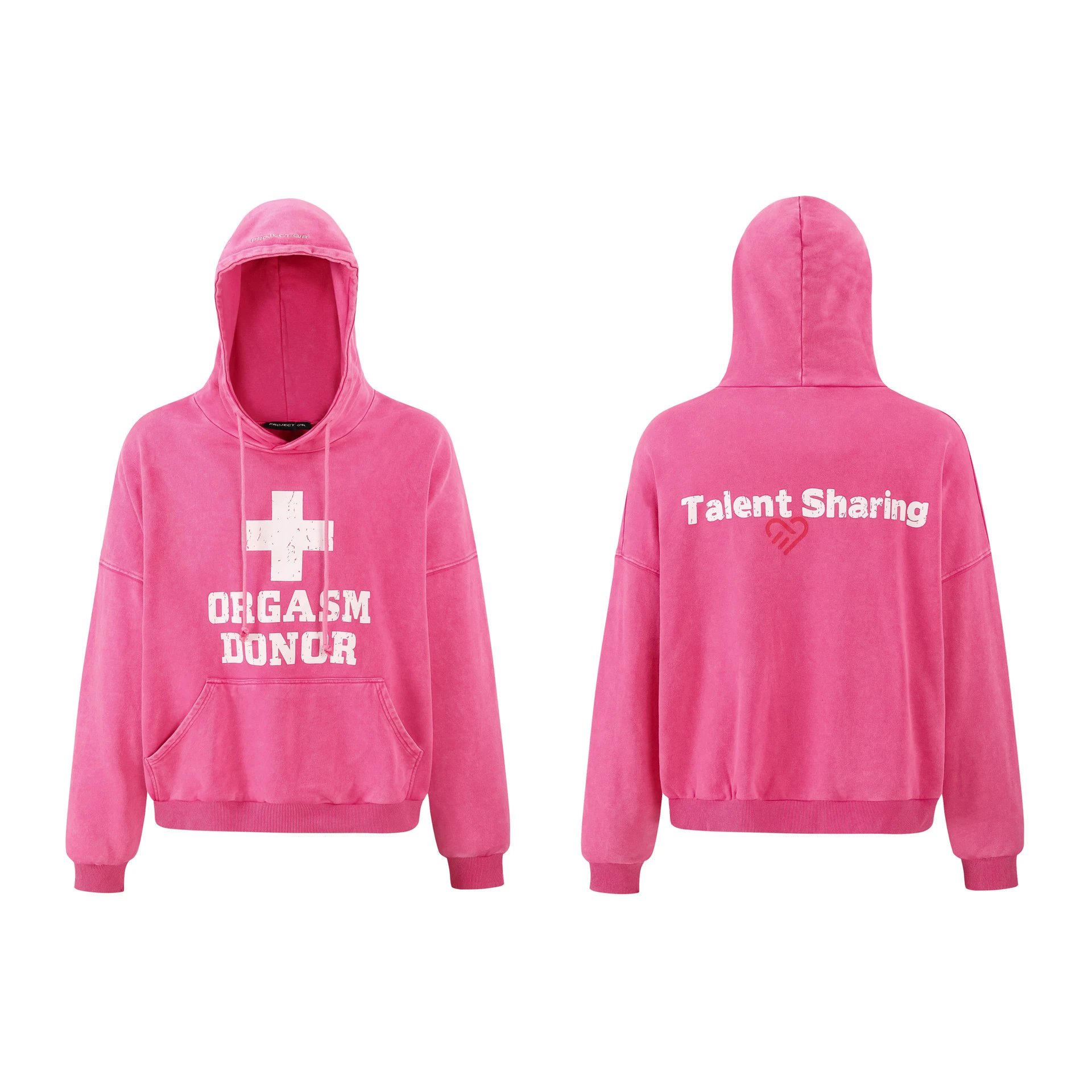 Loose-Fitting Button-Down Hooded Sweatshirt photo 4