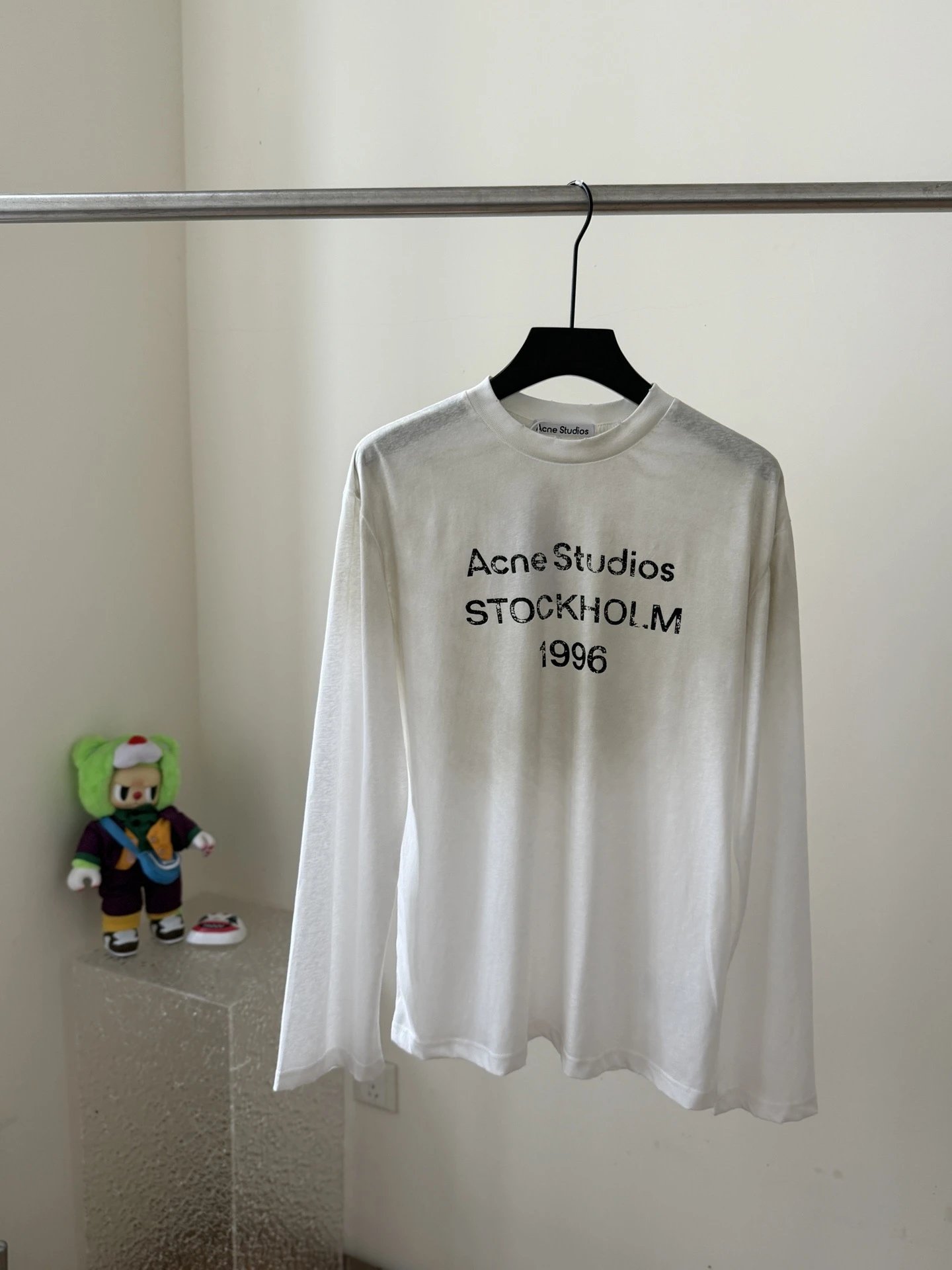 1996 Letter-Print Washed Distressed T-Shirt photo 4