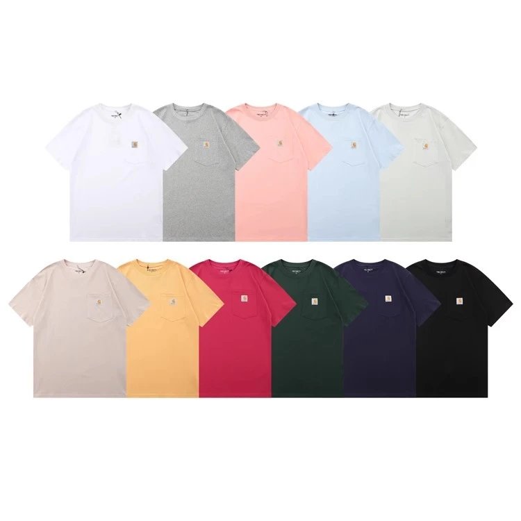 Carhartt Work In Progress Long Sleeve Pocket T-Shirt Rust Orange - 3