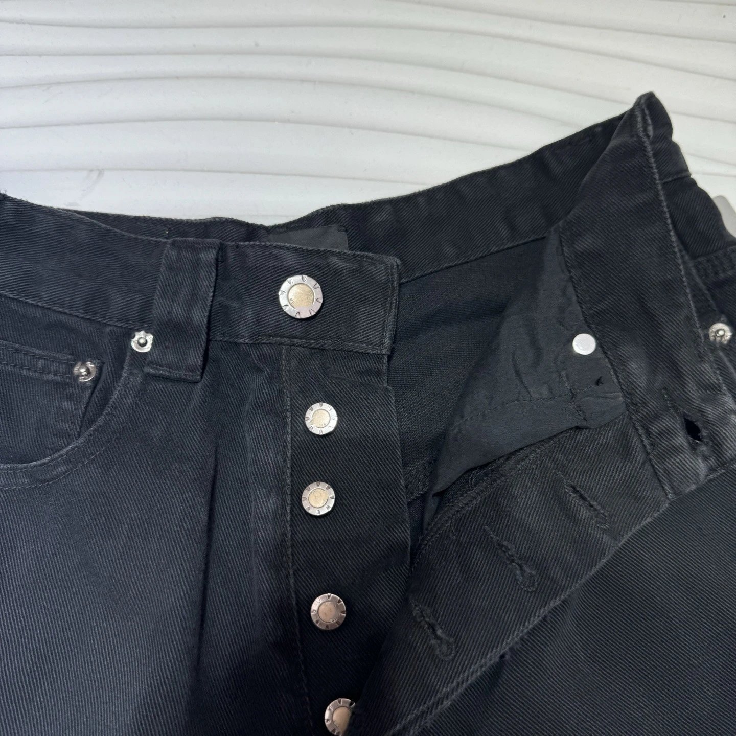 Gallery Dept Black Utility Denim Shorts - 7