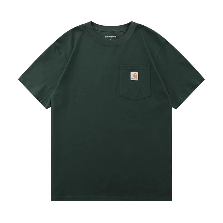 Carhartt Work In Progress Long Sleeve Pocket T-Shirt Rust Orange - 10