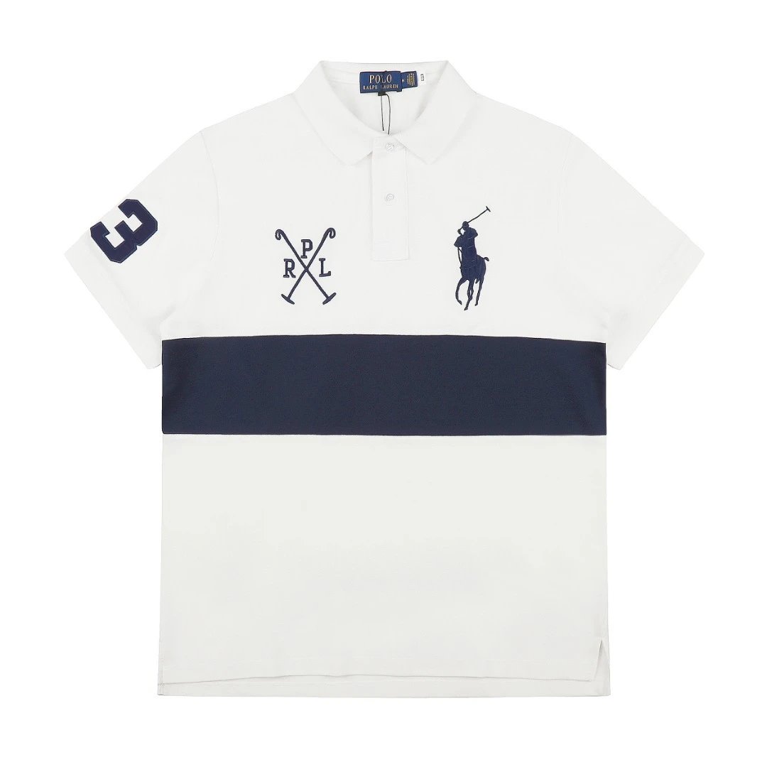 Short-Sleeve Top with Embroidery and Color-Blocking photo 3