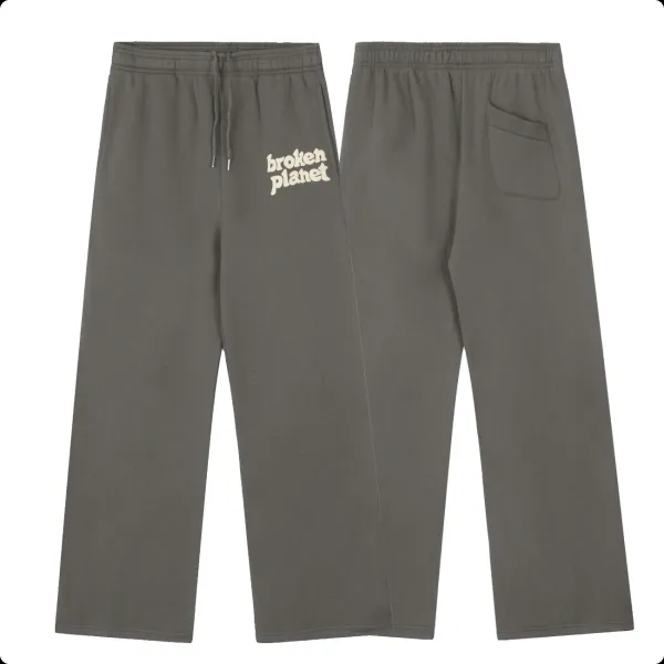 Broken Planet Logo Sweatpants Olive Gray - 1