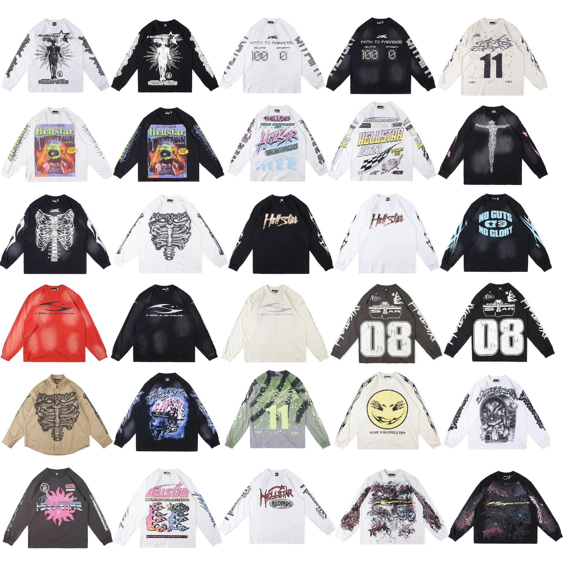 Casual long-sleeved T-shirt