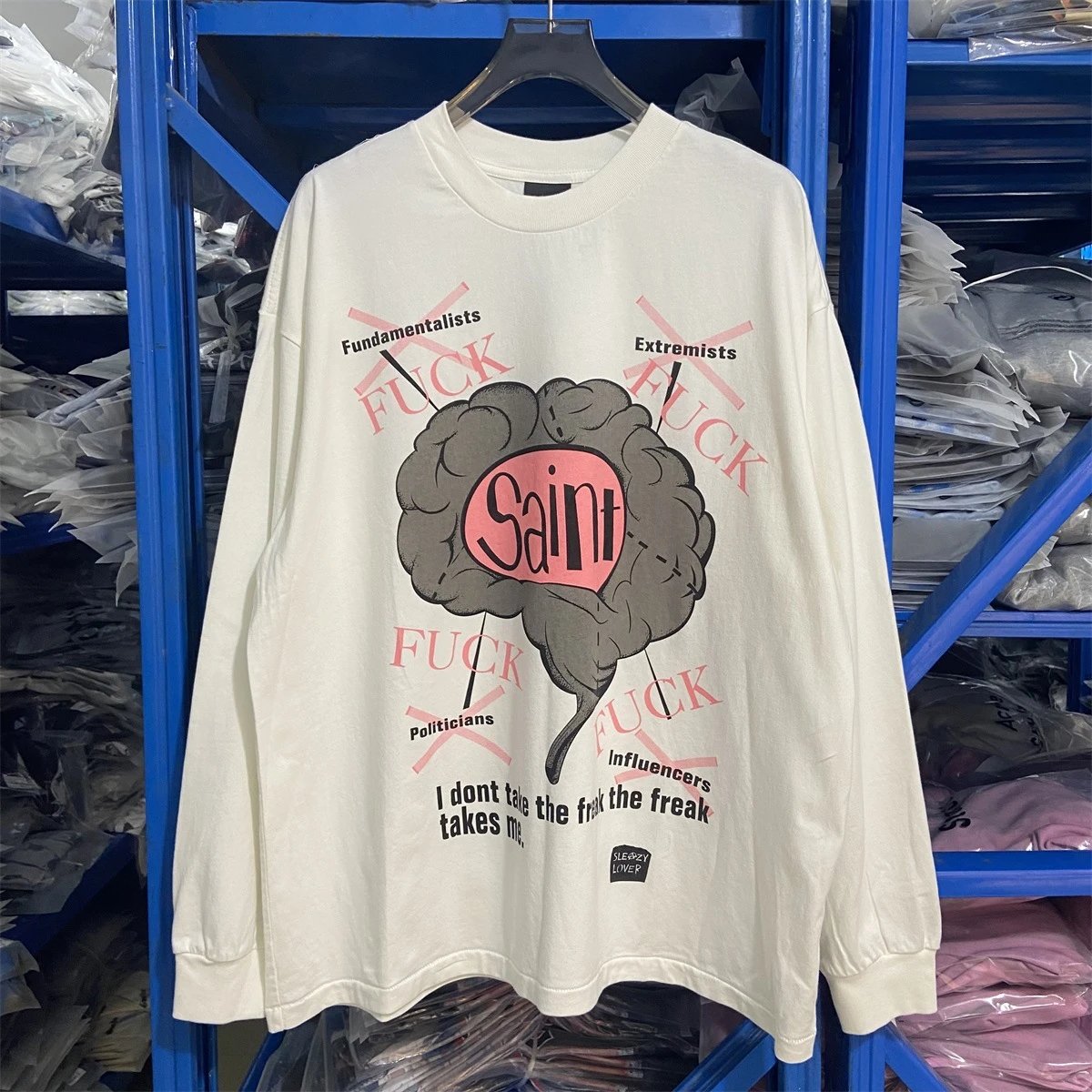 Cowboy Bebop x Unknown Brand Long Sleeve Graphic Tee Black - 12