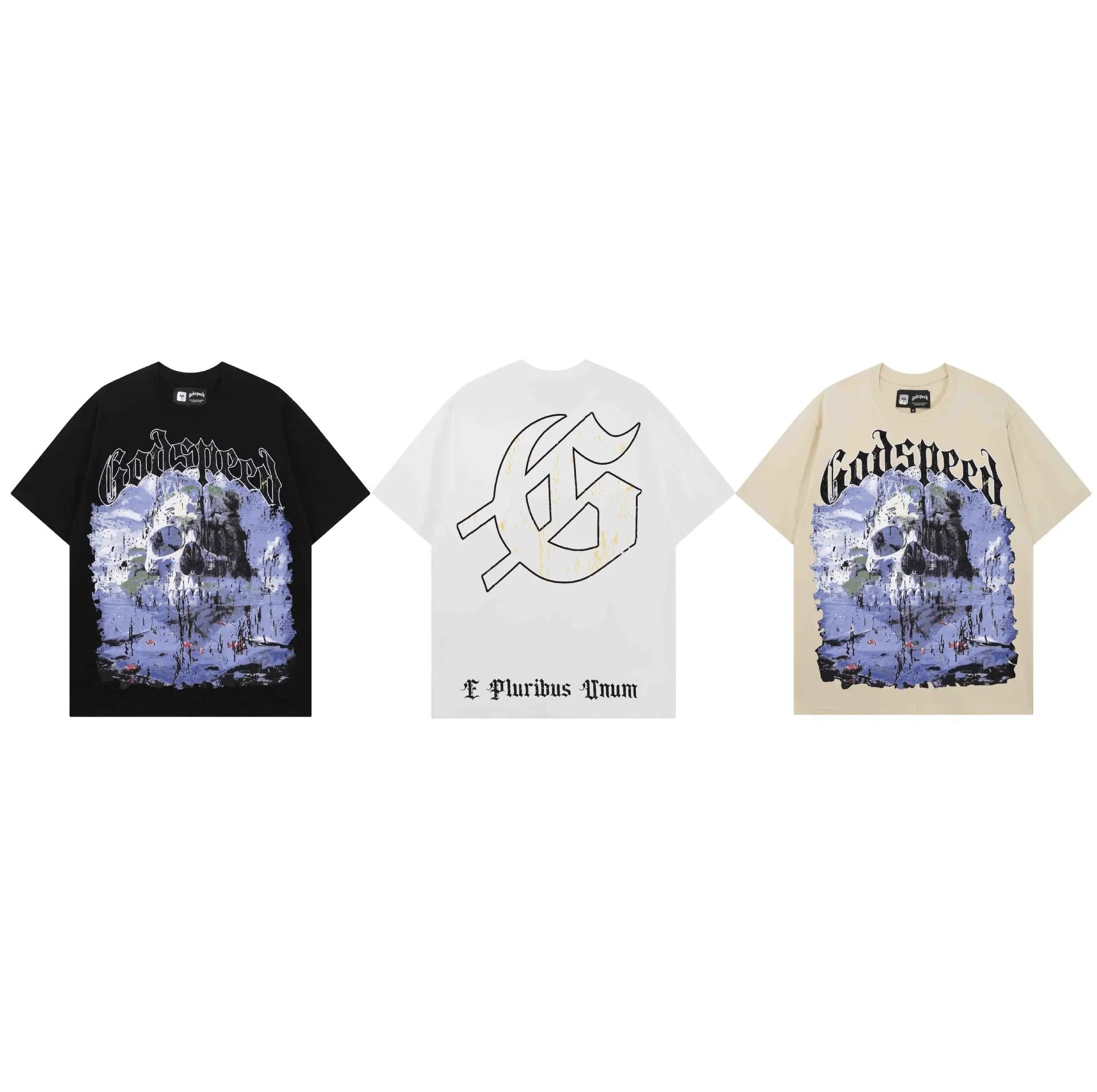 Godspeed Surf Club Skeleton Graphic T-Shirt Black - 7