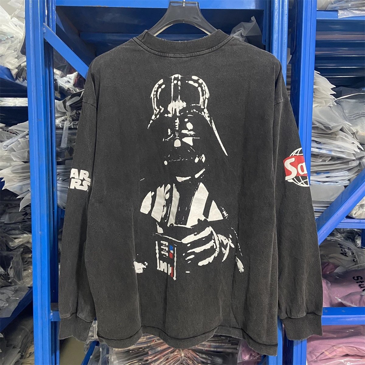 Cowboy Bebop x Unknown Brand Long Sleeve Graphic Tee Black - 23