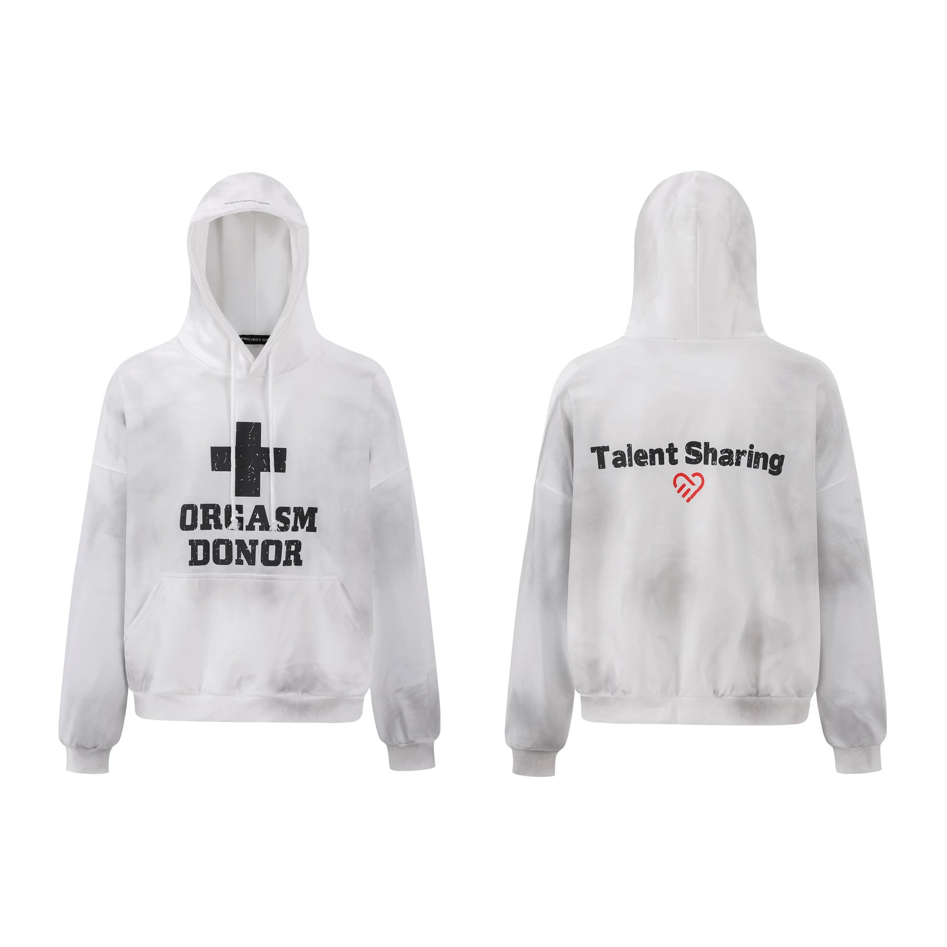 Loose-Fitting Button-Down Hooded Sweatshirt photo 3