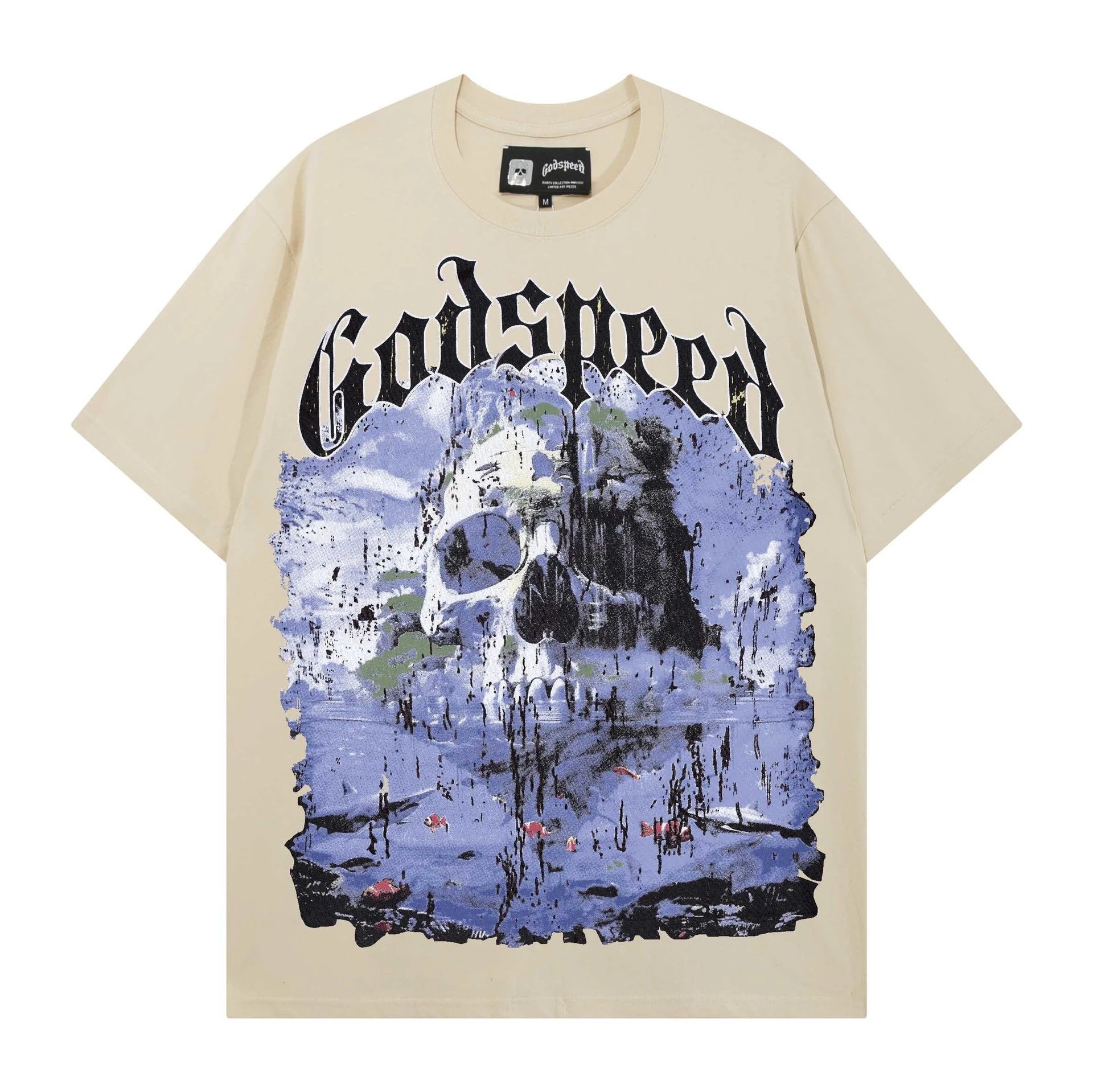 Godspeed Surf Club Skeleton Graphic T-Shirt Black - 9