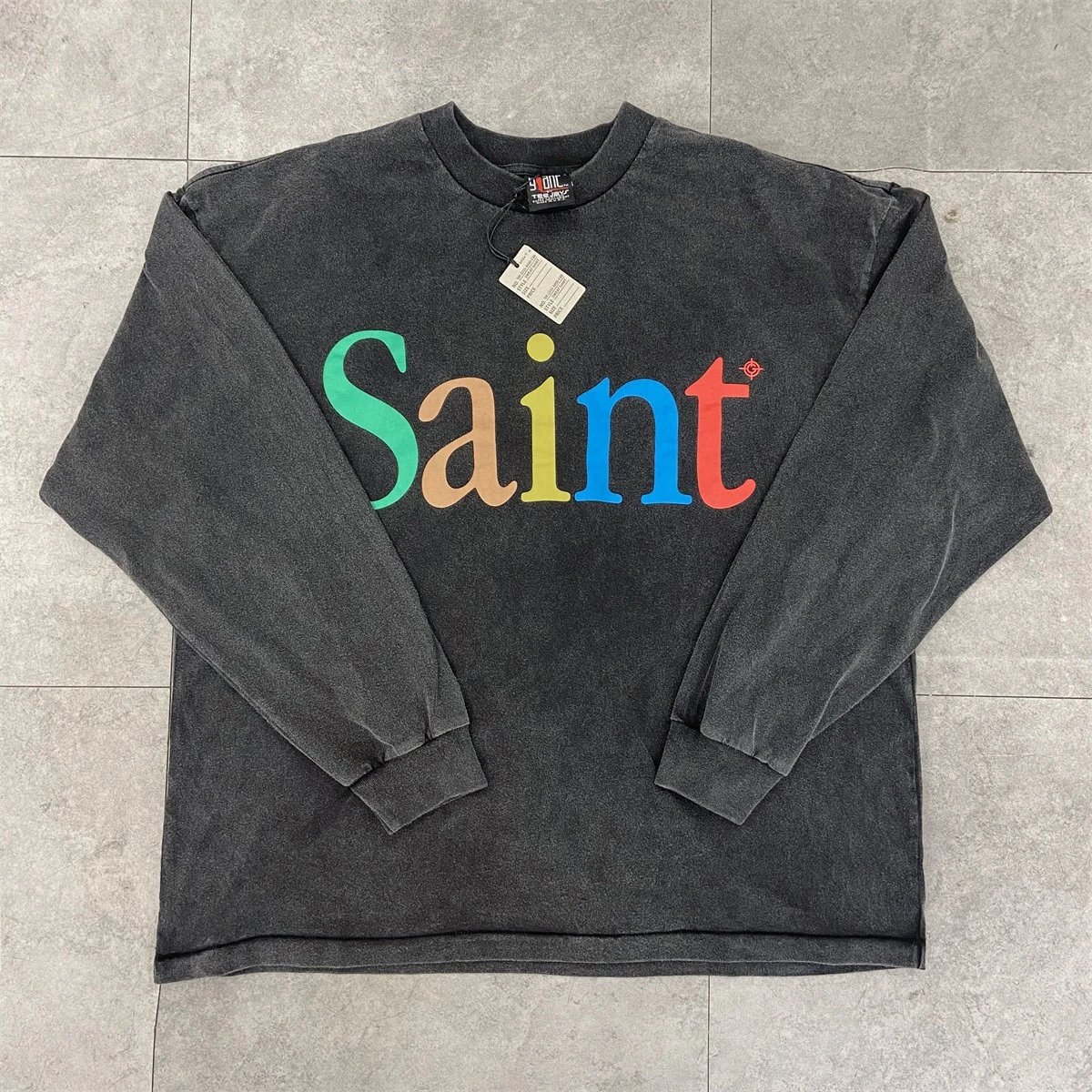 Cowboy Bebop x Unknown Brand Long Sleeve Graphic Tee Black - 32