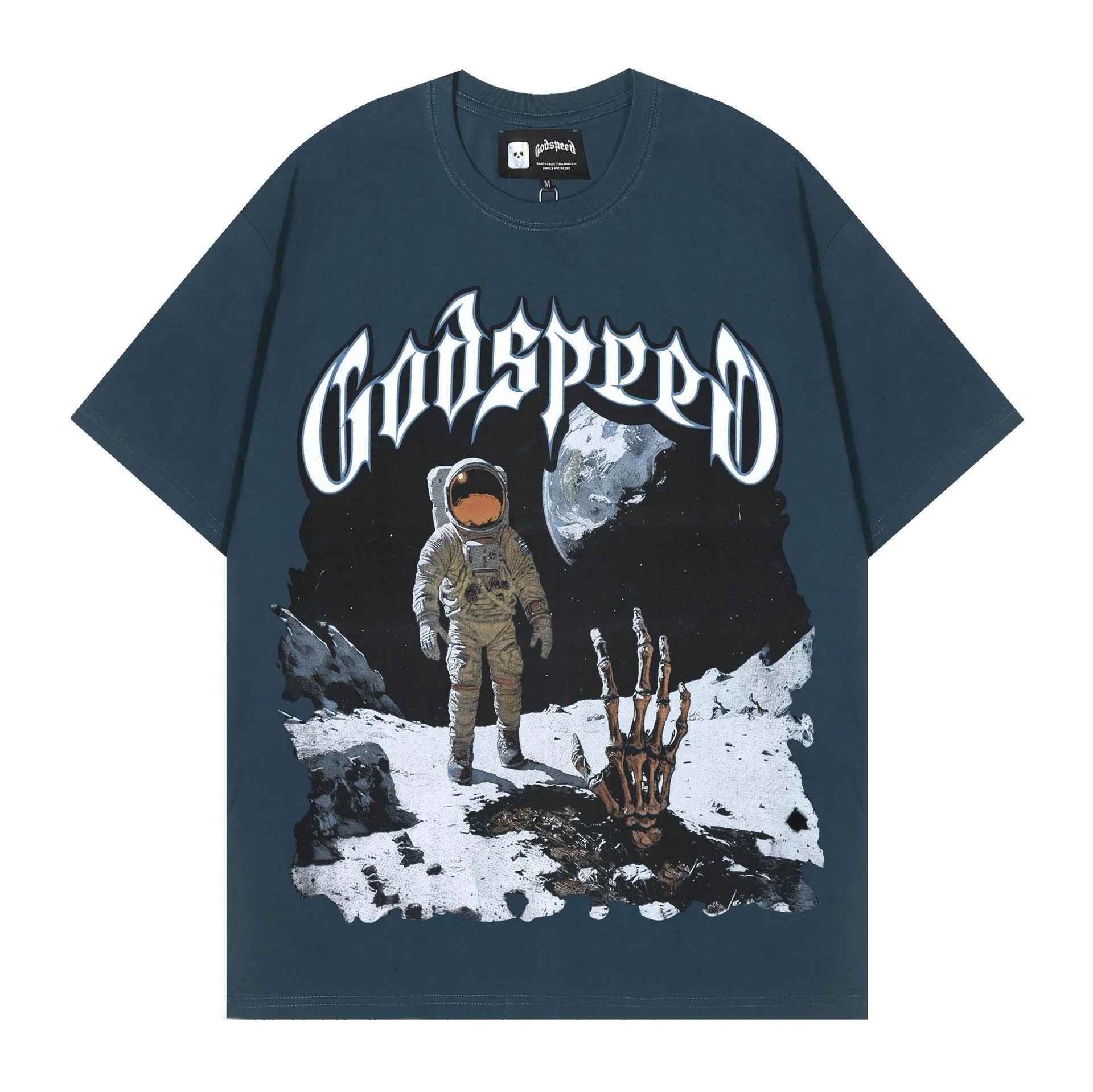 Godspeed Surf Club Skeleton Graphic T-Shirt Black - 16