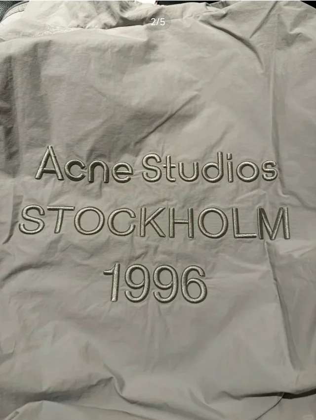 Acne Studios Jackets Stockholm 1996 logo-embroidered jacket product detail image 14