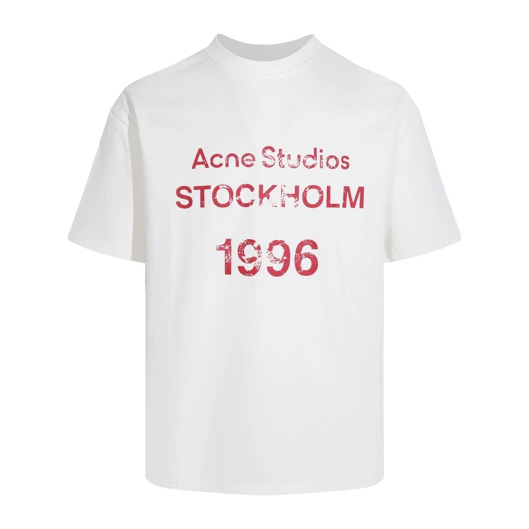 Acne Studios Jackets Stockholm 1996 logo-embroidered jacket — 1996 commemorative white