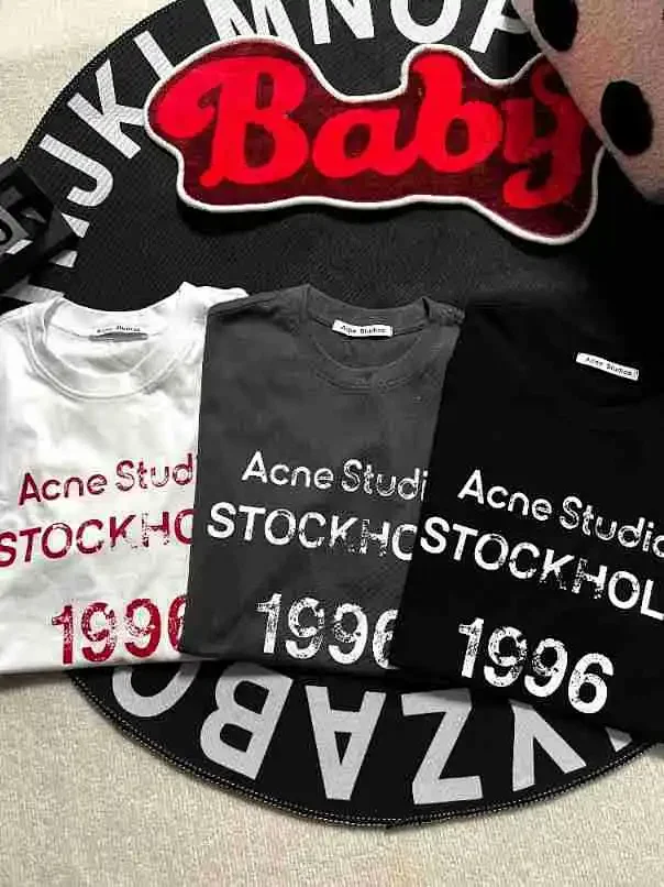 Acne Studios Jackets Stockholm 1996 logo-embroidered jacket product detail image 4