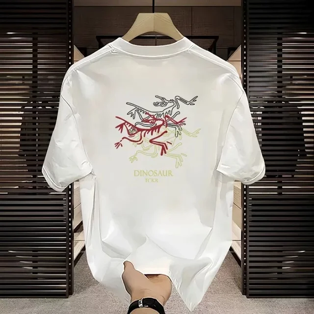 Unbranded T-Shirts Short-Sleeve Dinosaur Skeleton Graphic product detail image 15