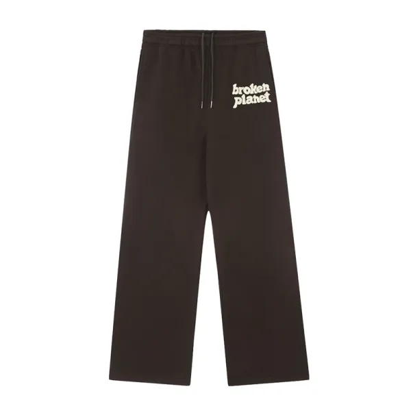 Broken Planet Logo Sweatpants Black - 1