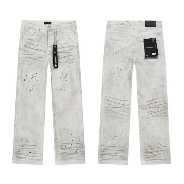 Purple Brand Flared Jeans Black with Radiant Stitch Detail - 14