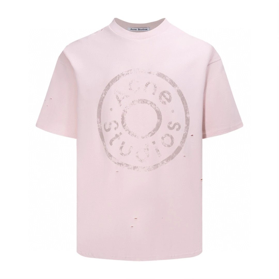 Acne Studios Jackets Stockholm 1996 logo-embroidered jacket — Circle with a hole, pink