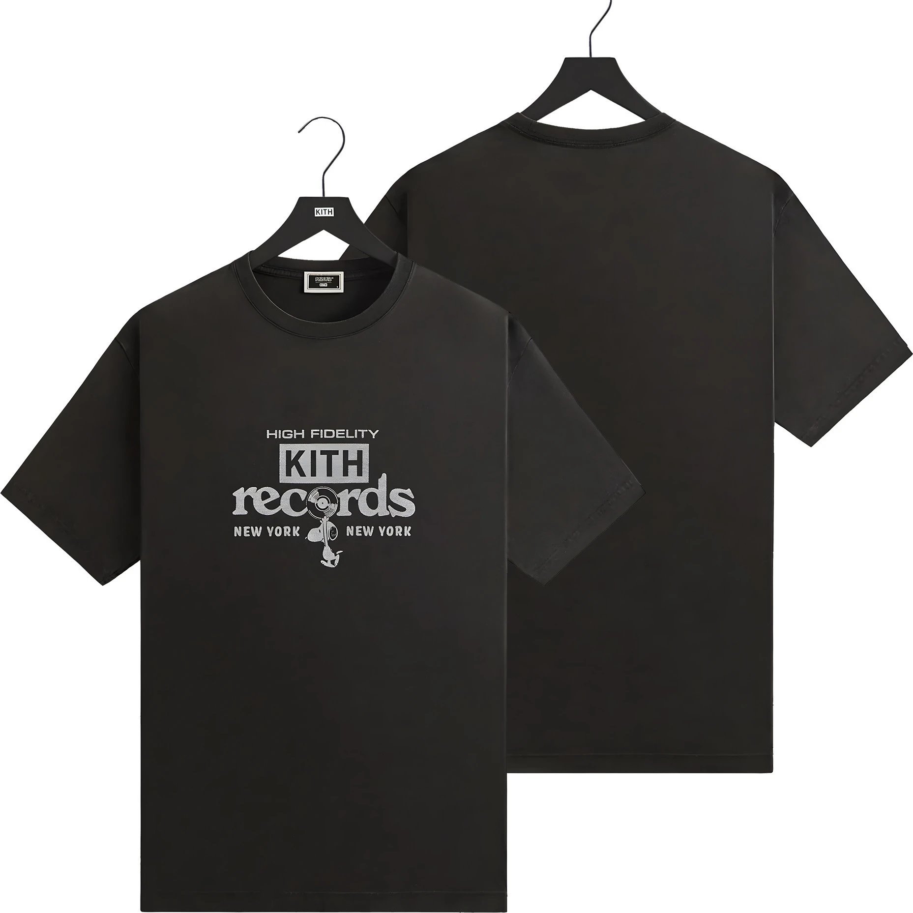 Retro Letter Print Pure Cotton Loose T-Shirt