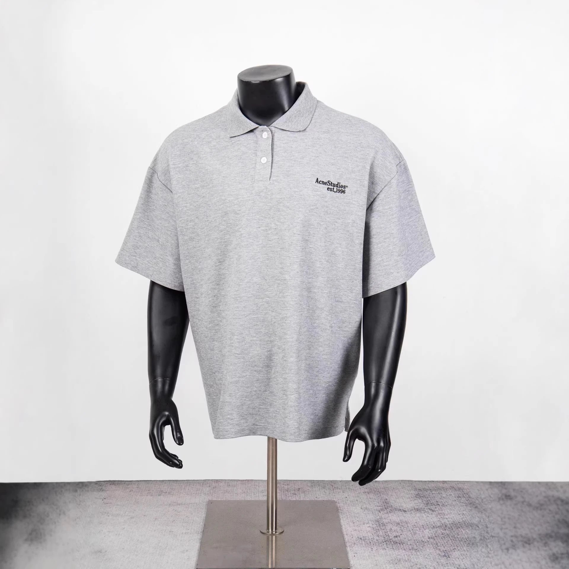 Unisex Loose-Fitting Summer Polo Shirt photo 2