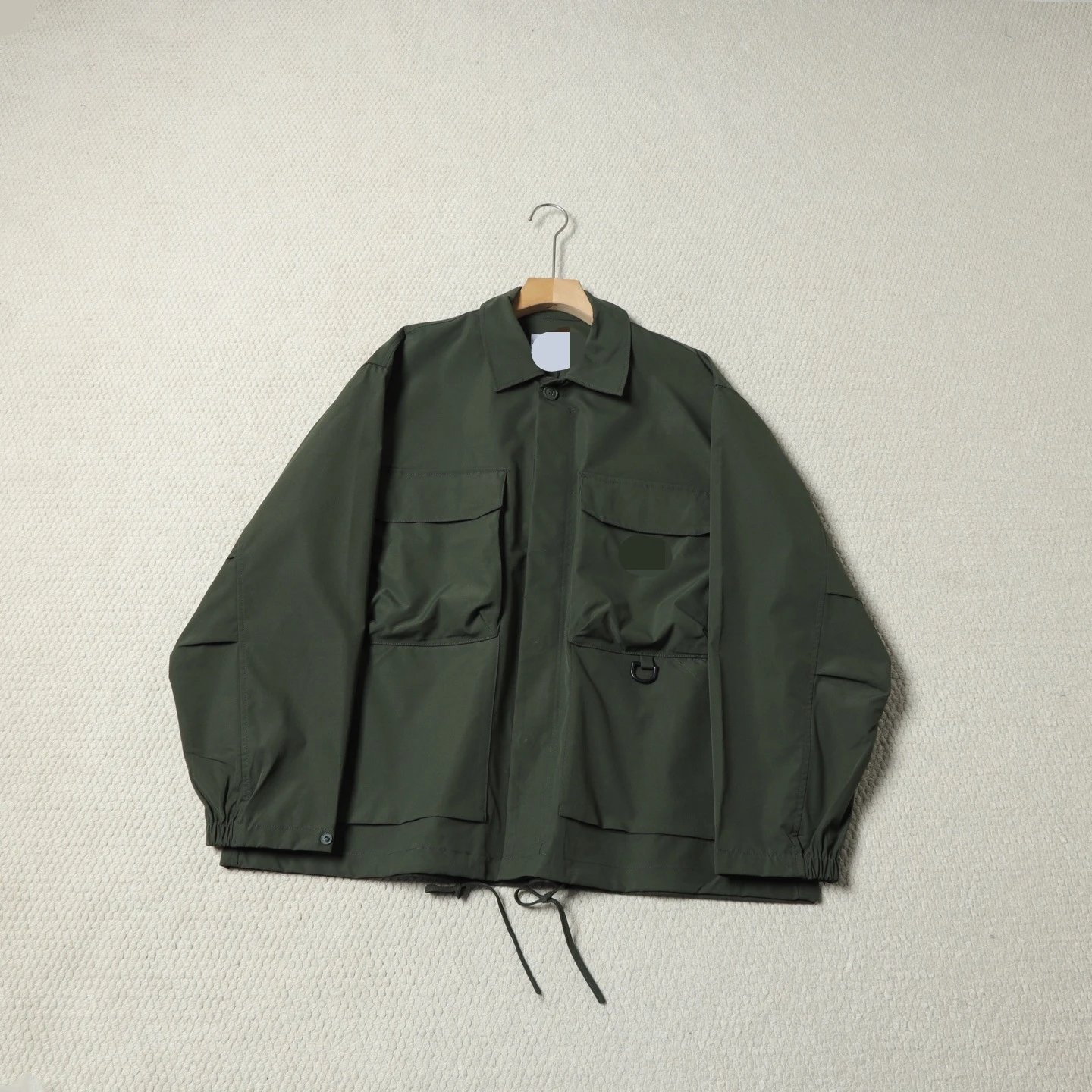 Japanese-Style Workwear Collared Jacket photo 3