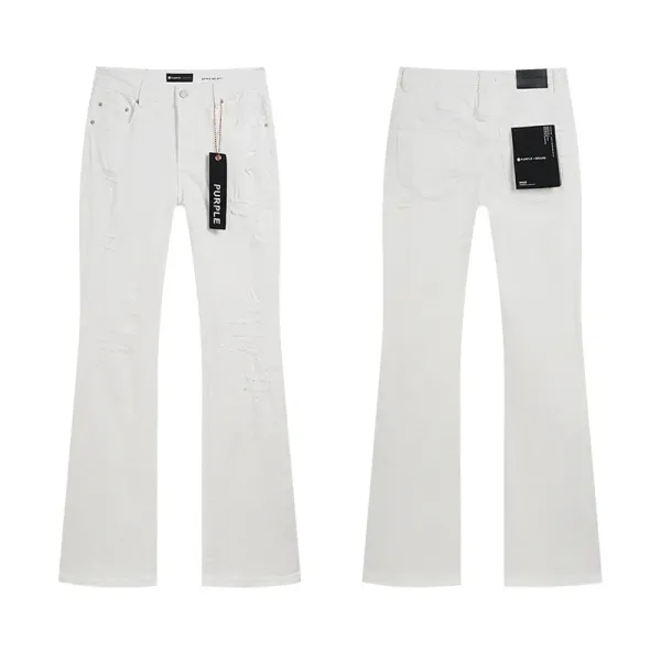 Purple Brand Flared Jeans Black with Radiant Stitch Detail - 32