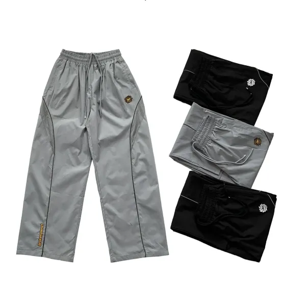 Broken Planet Mesh Panel Track Pants Gray - 8