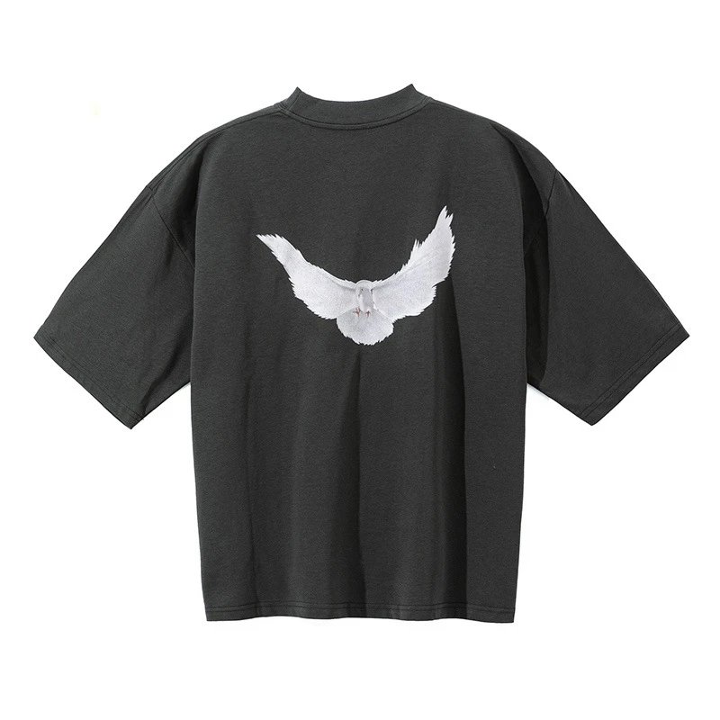 GAP Oversized Logo T-Shirt Light Gray T-Shirt - 13