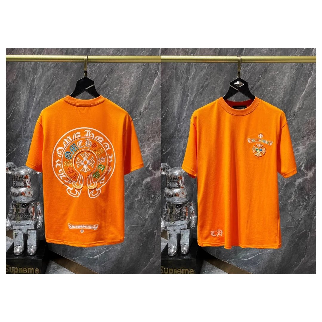 New Sanskrit cross short-sleeved shirt, loose fit, versatile.