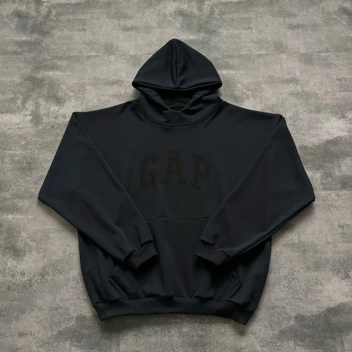 GAP Arch Logo Hoodie Light Gray - 3
