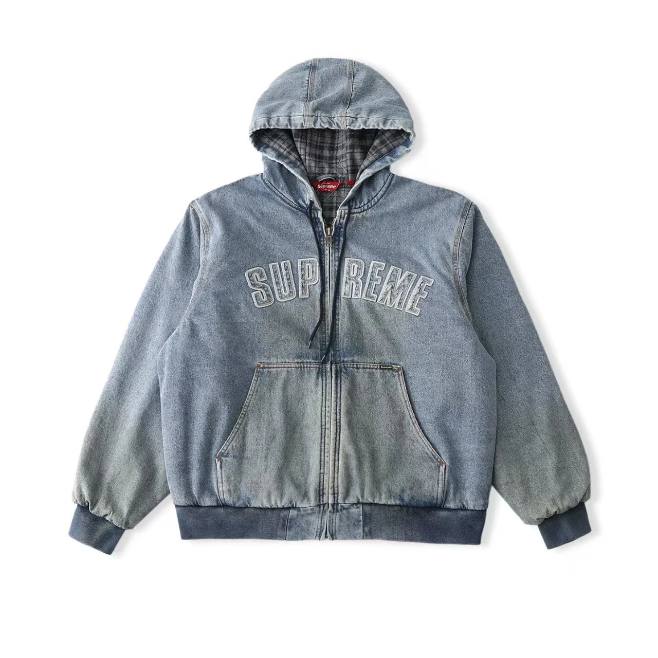 Supreme Jackets Zip-Front Jacket — E1. Blue