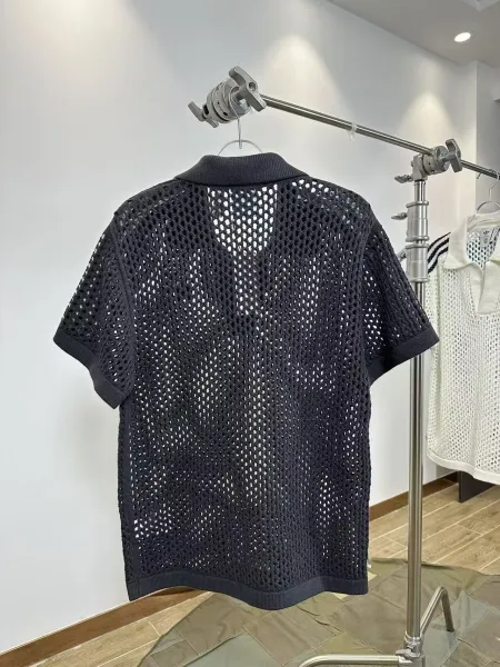 Adidas Originals Mesh Polo Black Polo Shirt - 5