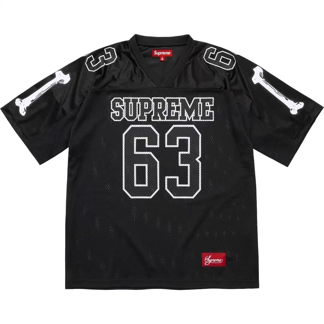 Letter Print Mesh Sports Soccer Jersey