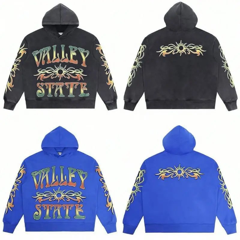 Design Valley Dreams Eagle Print Sweatpants Black Sweatpants - 7