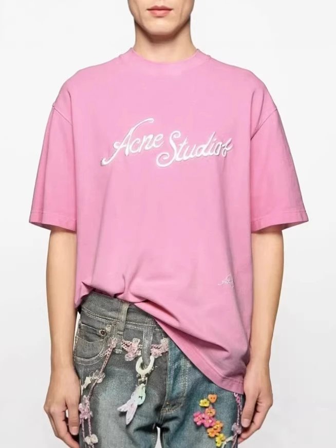 Acne Studios Script Logo Black Track Jacket Outerwear - 5