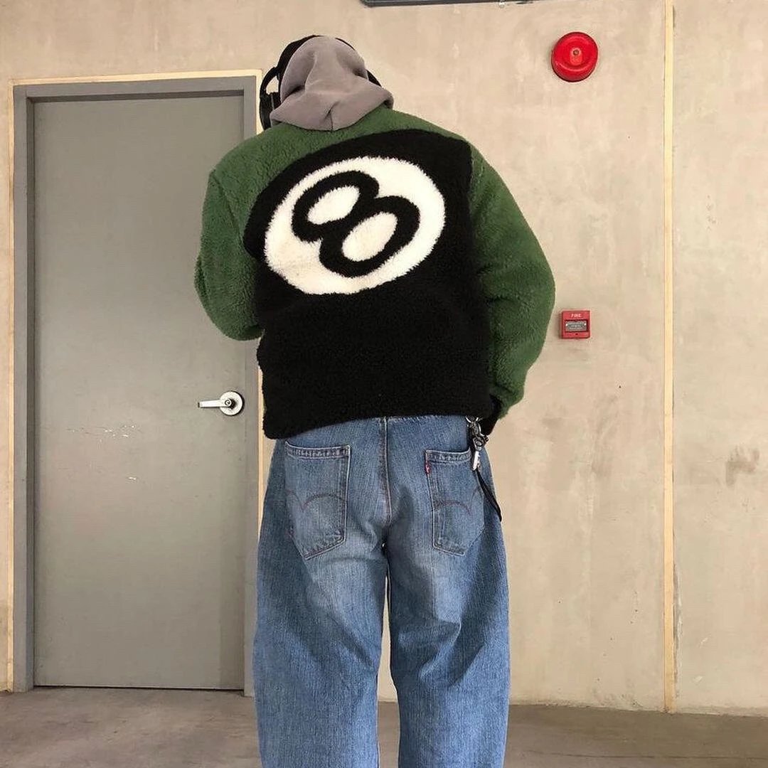 Faux Lambswool Fleece Reversible Jacket