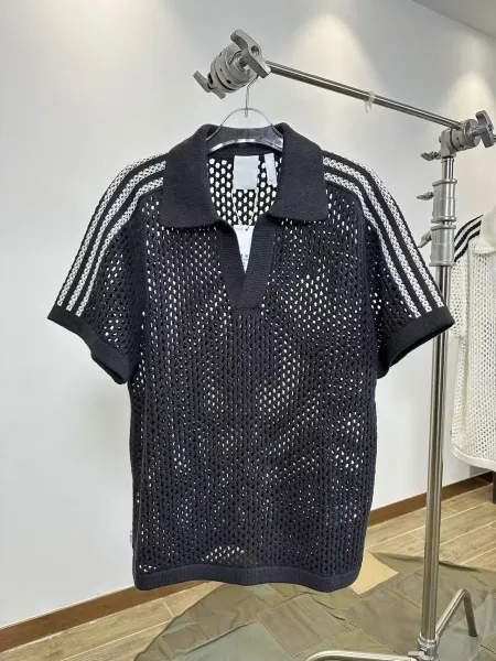 Adidas Originals Mesh Polo Black Polo Shirt - 4