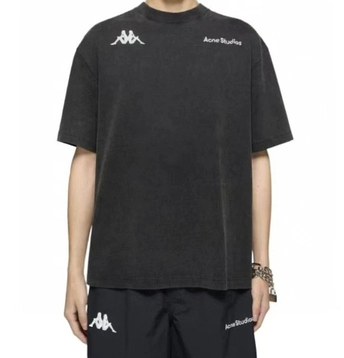 Acne Studios Script Logo Black Track Jacket Outerwear - 6
