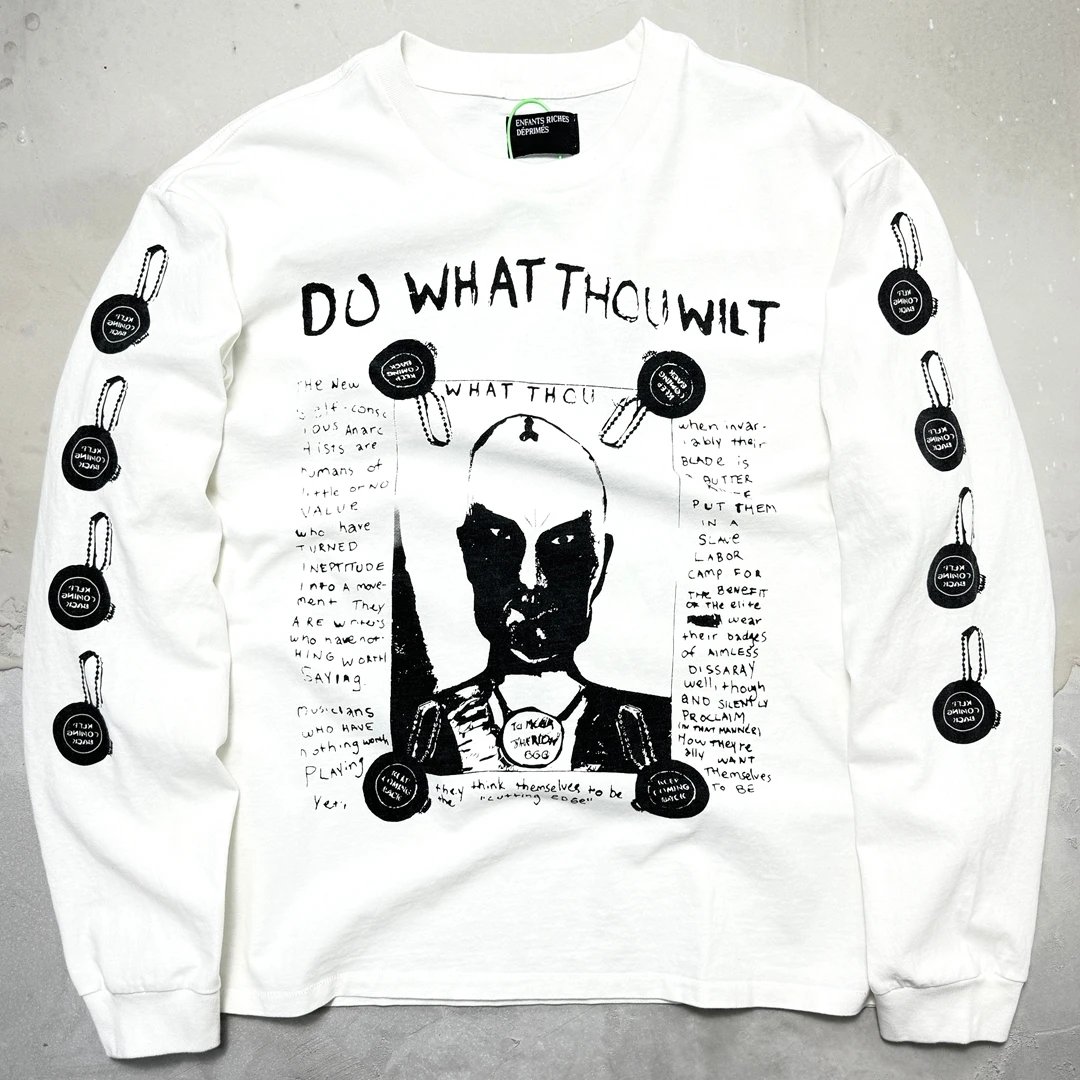 Long-Sleeve Base Layer with Distressed Lettering photo 2