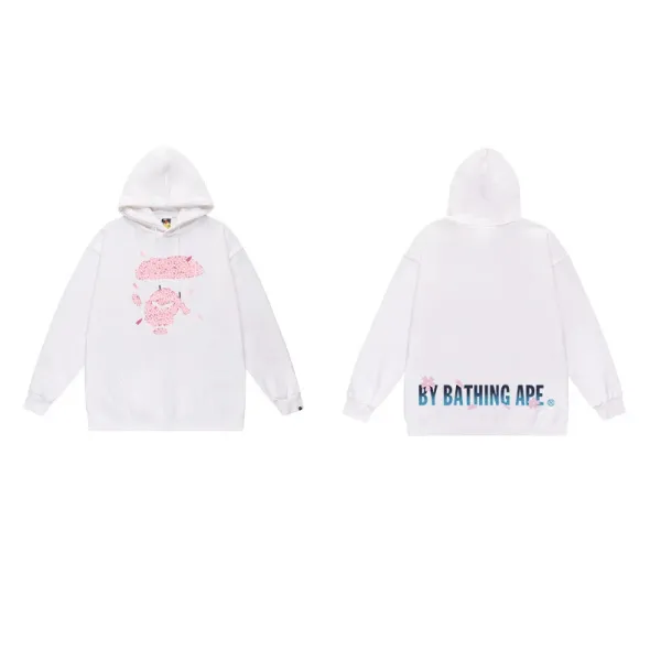 A Bathing Ape BY BATHING APE Sakura Hoodie White - 1