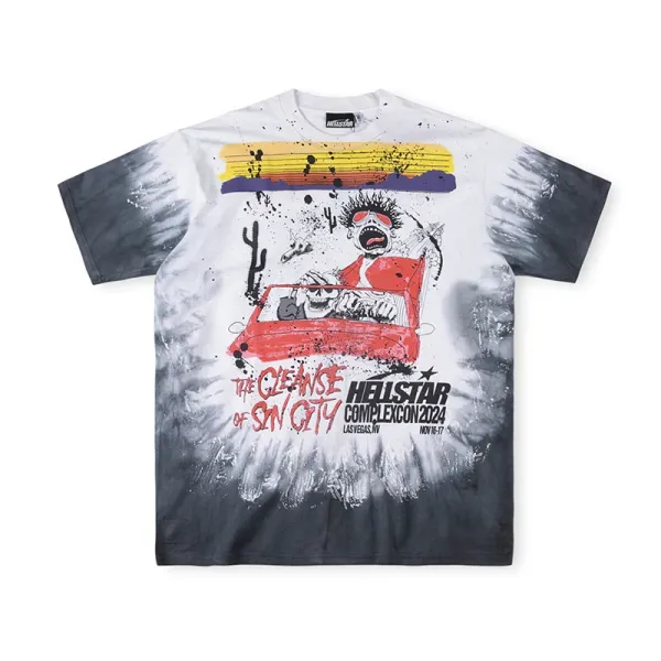 Hellstar Studios Screaming Face Graphic T-Shirt White - 15