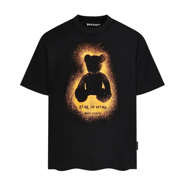 Palm Angels Bear In Mind Black T-Shirt - 1