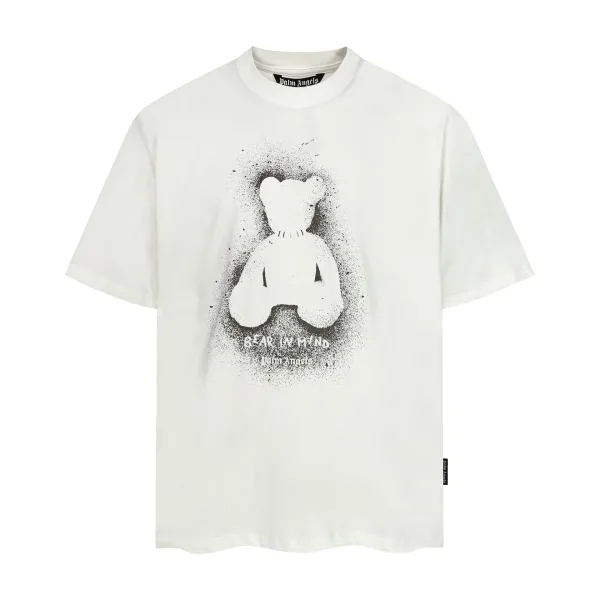 Palm Angels Bear In Mind White T-Shirt - 1