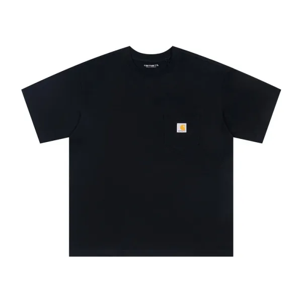 Carhartt Work In Progress Carhartt WIP Zipper Octagon Graphic Black T-Shirt T-Shirts - 18
